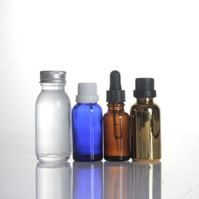 30ml 50ml 100ml Blue Essential Oil Glass Bottle