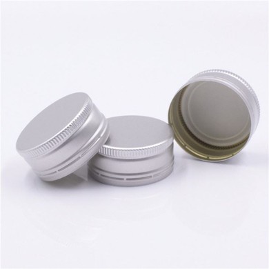 38mm Silver Aluminum Cap In Stock