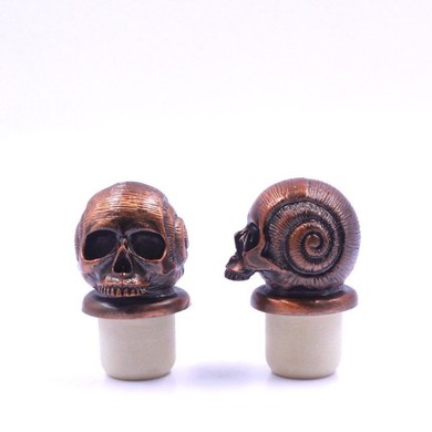 Skull Zinc Alloy Custom Polymer Stopper