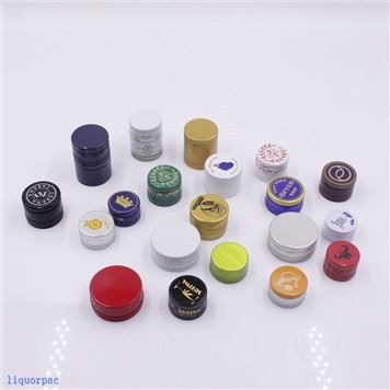 30*35 Mm Aluminum ROPP Caps For Spirit Cap