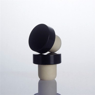 Synthetic Cork With Plastic Top Cap